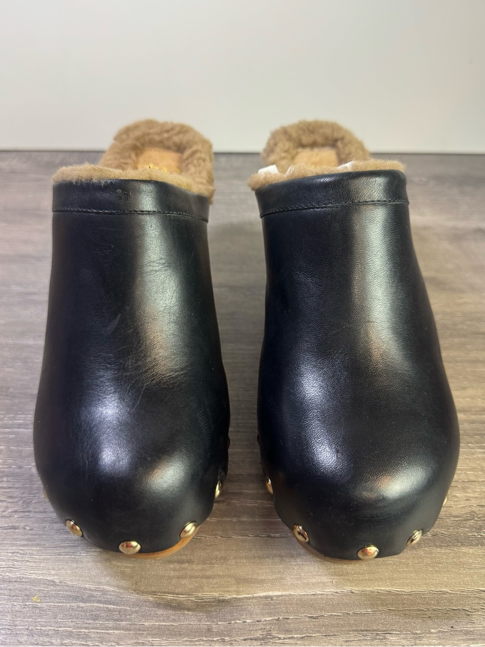 BEEK Woodpecker Shearling Clogs size 7 $375 Handmade - Picture 7 of 11